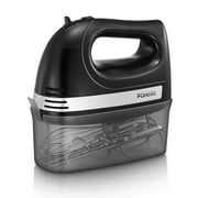 Hand Mixer with Storage Box, 5 Speeds and Turbo, FOHERE Electric Egg Beater with 6 Accessories