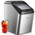FOHERE Nugget Ice Maker Countertop, 30Lbs Pebble Pellet Ice per Day
