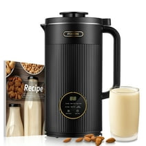 FOHERE Nut Milk Maker, 35oz Automatic Machine, 800W Homemade Plant Milk, Oat, Soy, Juice and Free-Dairy Drinks, With Delay Start/Self-Clean/Keep Warm/Boil