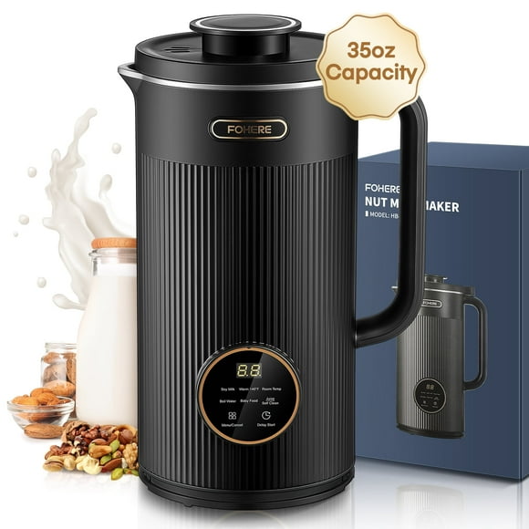 FOHERE Nut Milk Maker Milk Frother & Steamer