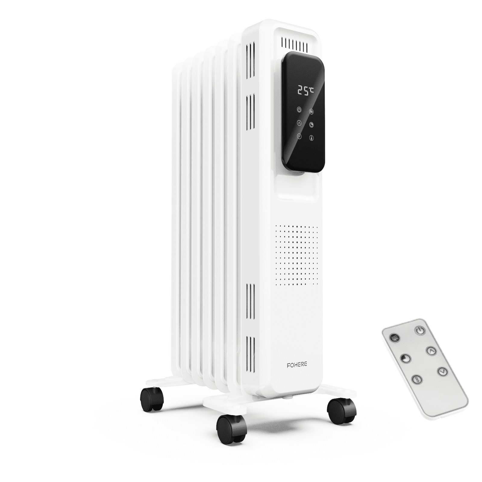 FOHERE Radiator Heater Touch Screen, Upgraded 1500W Electric Portable