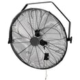 thumbnail image 1 of 20 Inch Wall Mount Fan, 3-Speed, 360° Tilting Head, Maximum Airflow 4700 CFM, Suitable for Industrial, Commercial, and Residential Use, Black, FOHERE, 1 of 9
