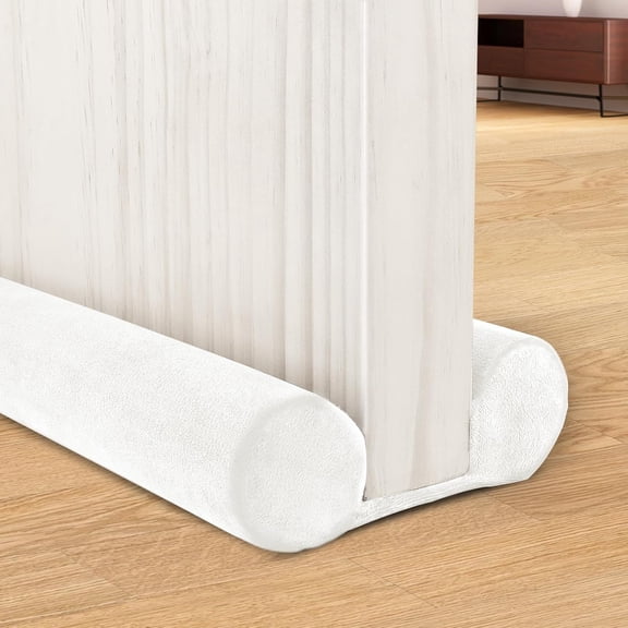 FOHOM Under Door Draft Stopper for Bottom of Door,Door Noise Blocker Cold Air Light Smell Sound Double Side Sweep, 30'' to 36'' Adjustable Gap Filler