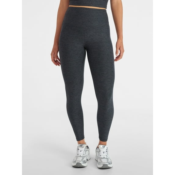 Avia Women's and Women’ Plus Foil Leggings, 7/8 Length, 25" Inseam, Sizes XS-4X