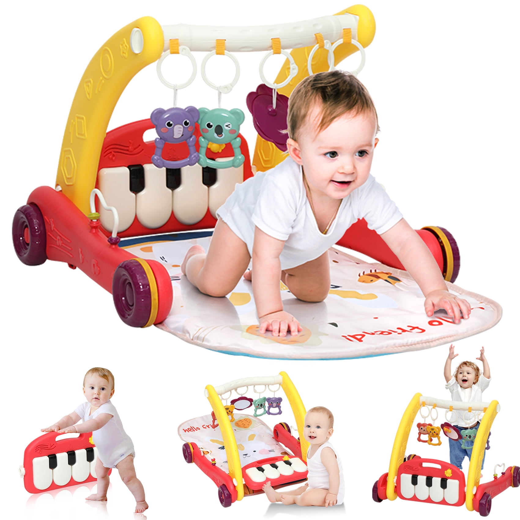 FOINWER in Baby Play Mat with Musical Piano, Kenya Ubuy