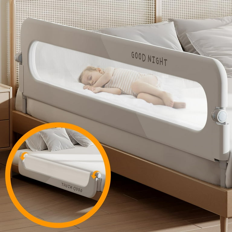 FOINWER 79in Baby Safety Rails Height Adjustable Bed Guardrail for