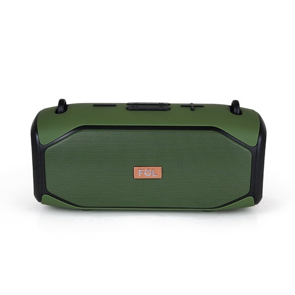 FOL FS-S227 Rechargeable Bluetooth Speaker with RGB Lights & Detachable Strap, 20W Stereo Sound, FM Radio, Aux/USB/microSD, 4 Colors