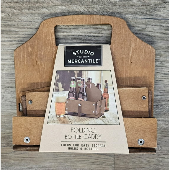 FOLDING BOTTLE CADDY