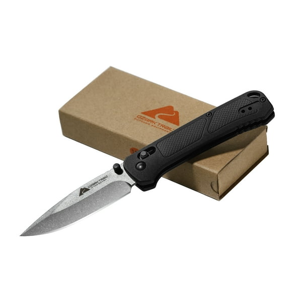 Ozark Trail 7.5 inch Slide Lock Folding Knife D2 High Carbon Steel