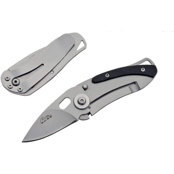 Rite Edge 2.75" Silver Dollar Folding Money Clip Utility Tool