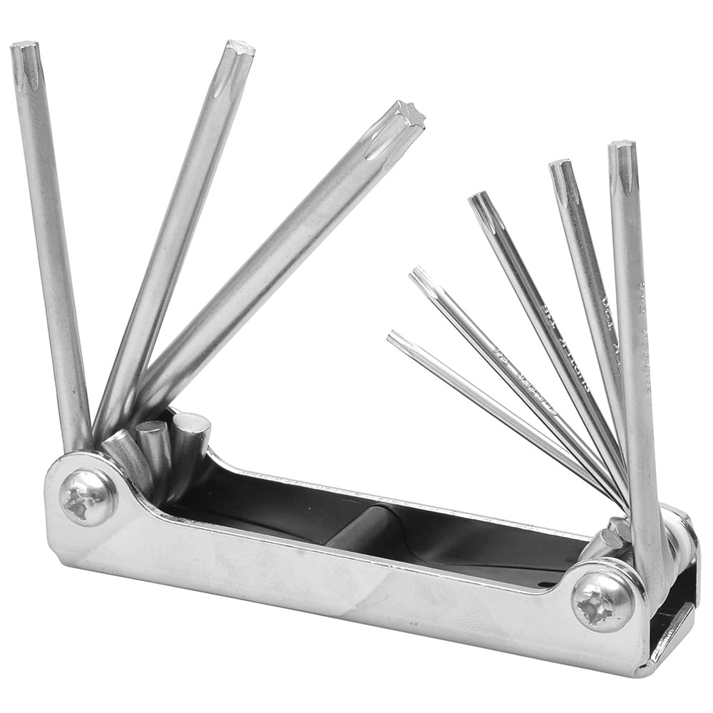 FOLDING TORX KEY SET, 8PC