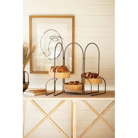FOLDING TRIPLE ROUND DISPLAY