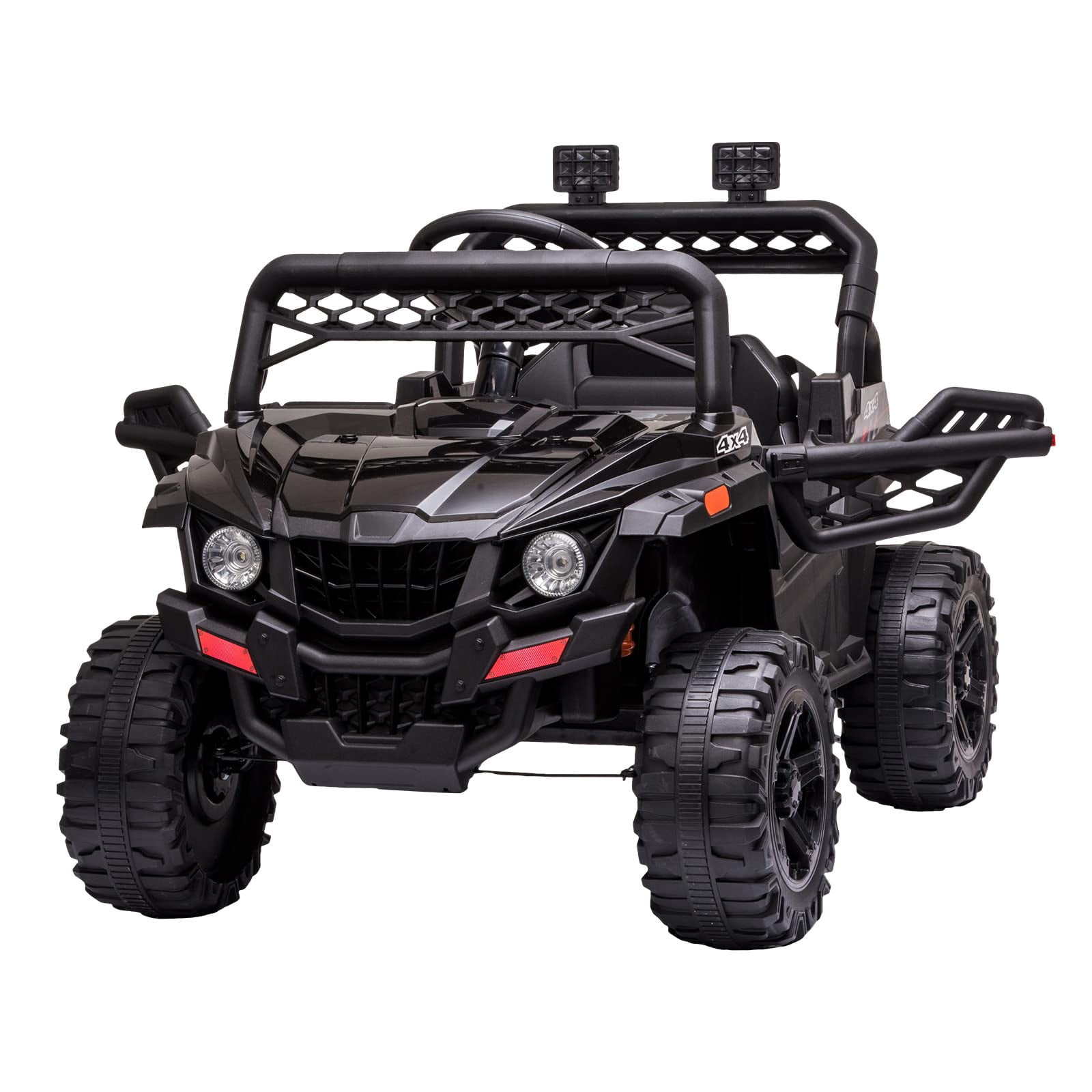 FOLDLIFE 12V Kids Ride-On Truck with Parent Remote Control, Spring ...