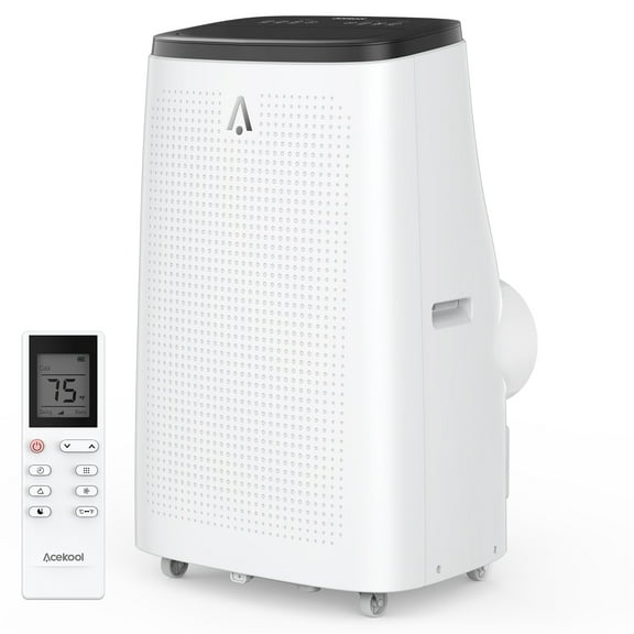 FOLDLIFE 14000 BTU Portable AC Air Conditioner Unit, Air Conditioner with Remote Control, Cool, Fan and Dry Function, Sleep Mode/24Hrs Timer, Quiet Operation, Cools 700 Sq.ft, 110-1