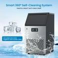 thumbnail image 1 of FOLDLIFE Commercial Ice Maker Machine, Under Counter Ice Maker, 150LBS/24H with 33LBS Ice Storage Bin, Stainless Steel Freestanding Ice Machine with Ice Scoop, Self-Cleaning, for Business and Home Use, 1 of 7