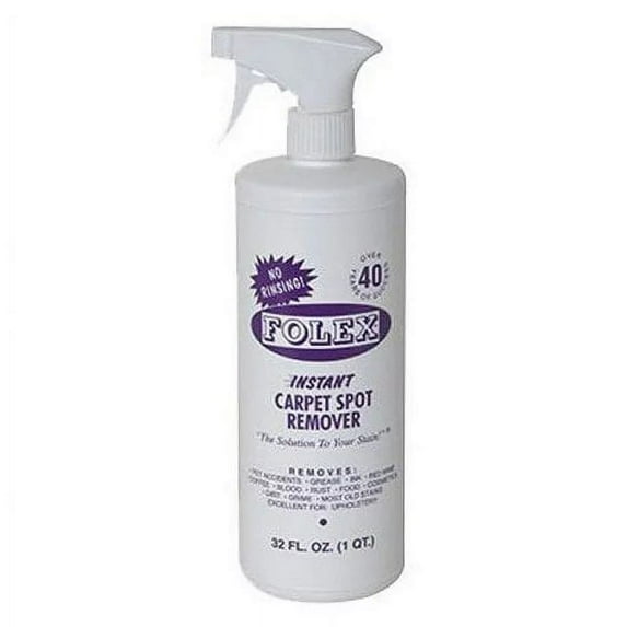 FOLEX Instant Carpet Spot Remover - Odor Eliminating, Odor Free - 32oz