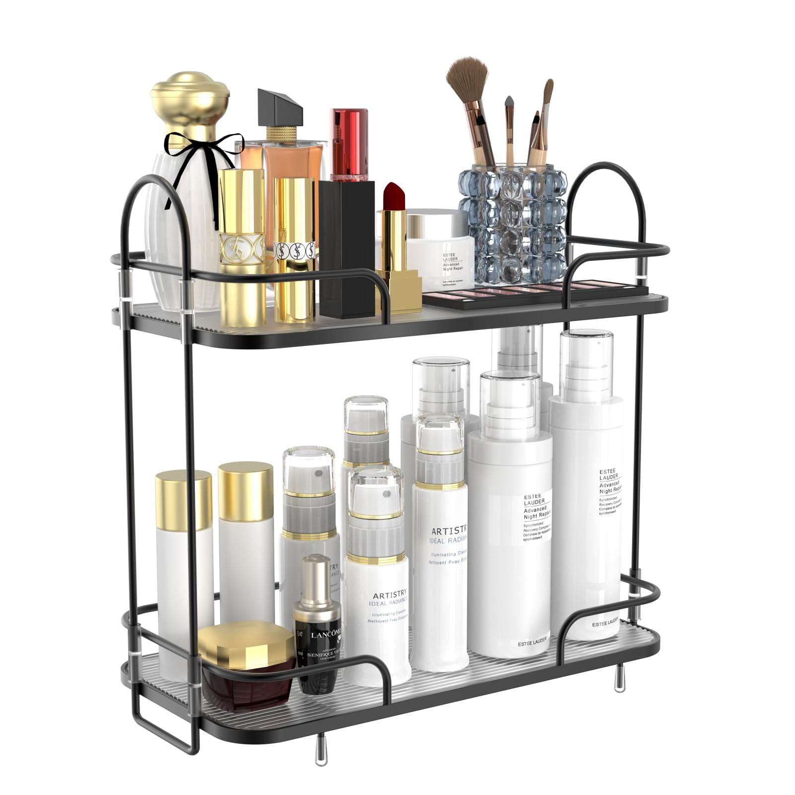 FOLLOWIN 2 Tier Bathroom Counter Organizer,Countertop Storage Perfume ...
