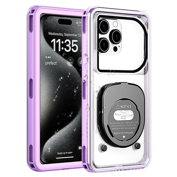 Foluu Waterproof Phone Pouch, Waterproof Phone Case, IPX8 Cellphone Dry Bag Beach Cruise Ship Essentials, 1Pack-6.9"