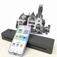 thumbnail image 1 of Foluu X8 Portable Thermal Printers, A4 Paper & US Letter, Bluetooth Thermal Printer Compatible Android IOS, Black, 1 of 6
