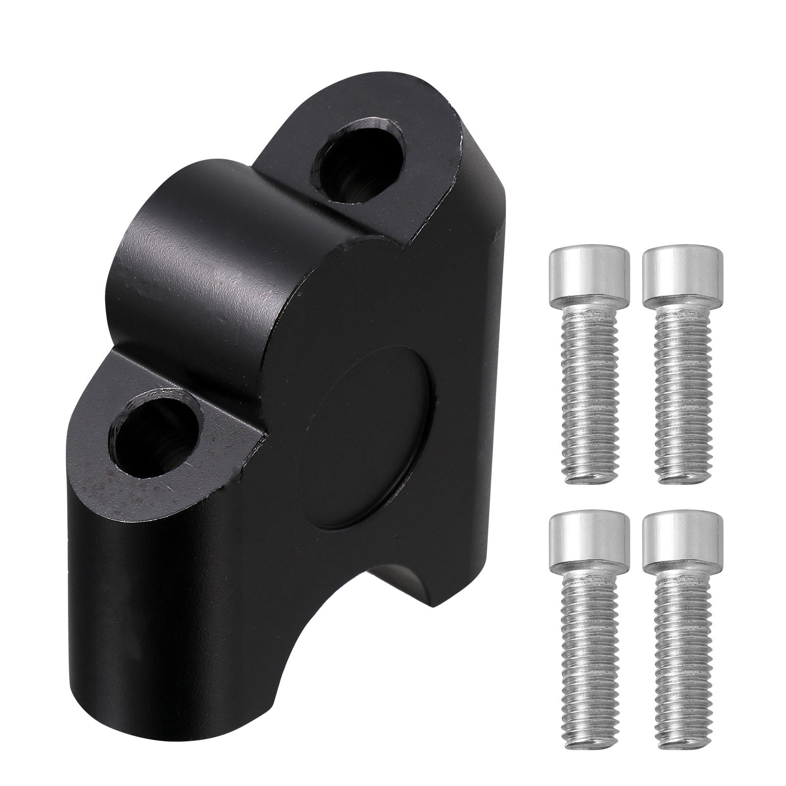 FOLOYORI 1 Black Handlebar Riser for Motorcycle with Anodized Finish ...