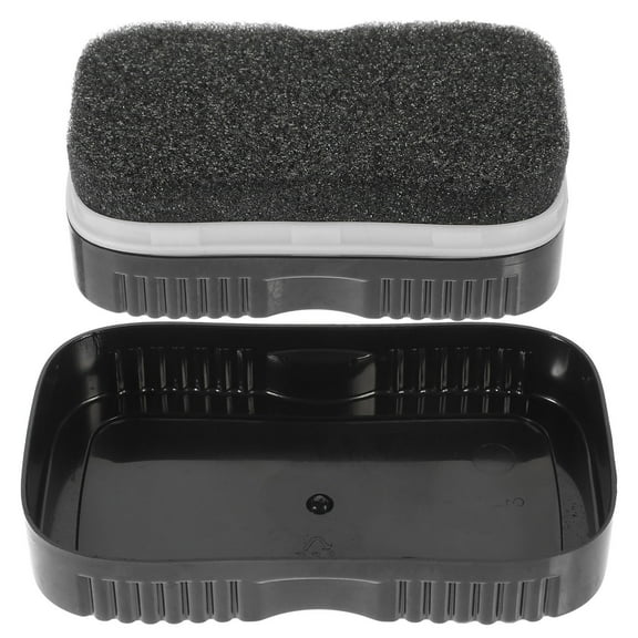 FOLOYORI 1 Pair Shoe Cleaning Sponge Brush Double Sided for Leather Handbags and Sofas Home and Travel Use