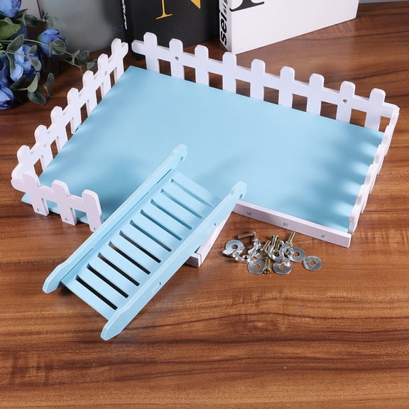 FOLOYORI 1 Set Blue Playing Ladder for Hamster Activity Toy 11.02x7.87x1.97 in