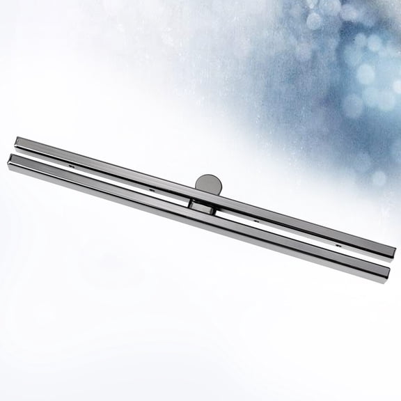 FOLOYORI Clutch Frame Purse Making Accessory Plated Silver Metal Lock with Center Clasp