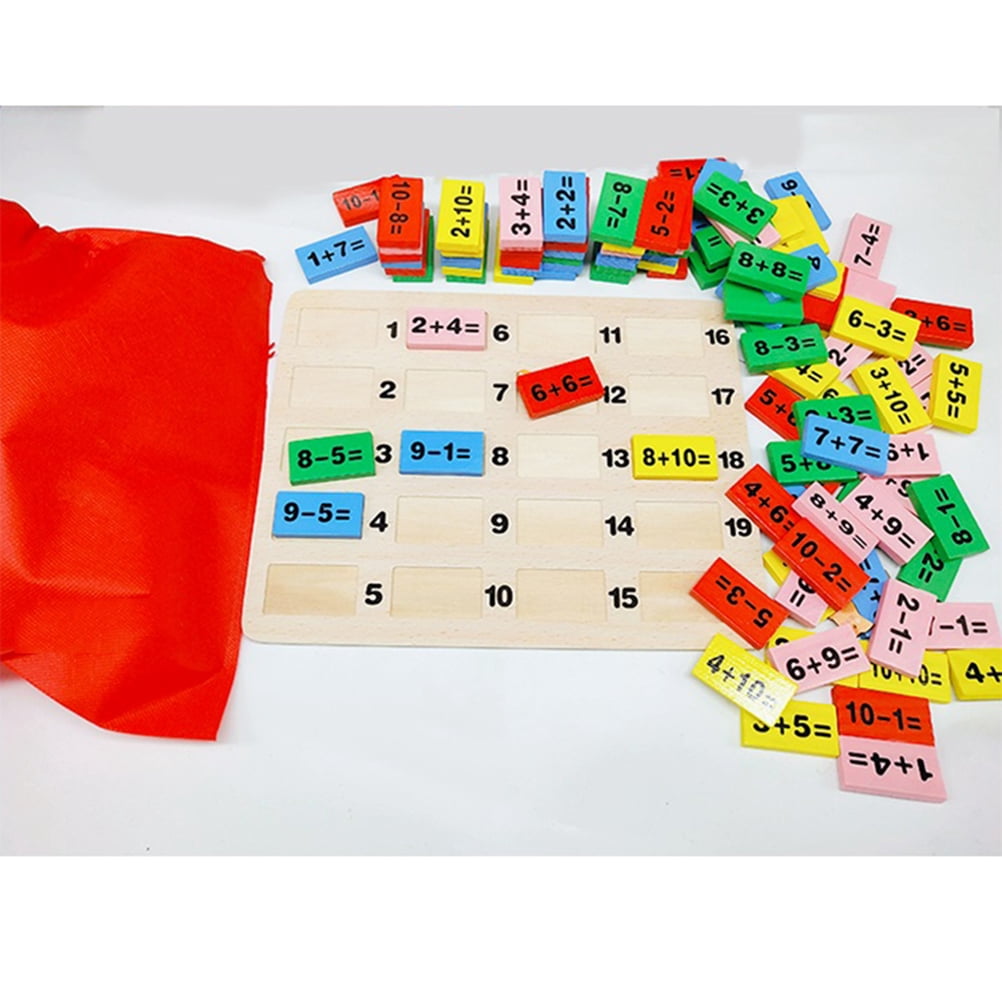 FOLOYORI 1 Set Kids Building Toys Domino Shape Synthetic Material Early ...