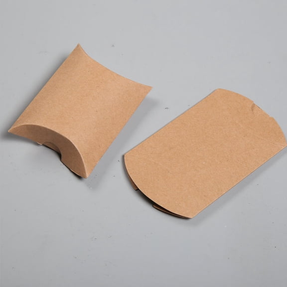 FOLOYORI 100Pcs Pillow Boxes Small for Dessert Table Decorations 3.5x2.6x1In