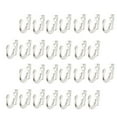 thumbnail image 1 of FOLOYORI 100Pcs Silver Zinc Alloy Wall Hooks for Coats Arc Shape Decorative, 1 of 8
