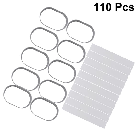FOLOYORI 110Pcs Easy Demould Stainless Steel Cheese Mold Assorted Colors for Baking Cake Candy Fondant