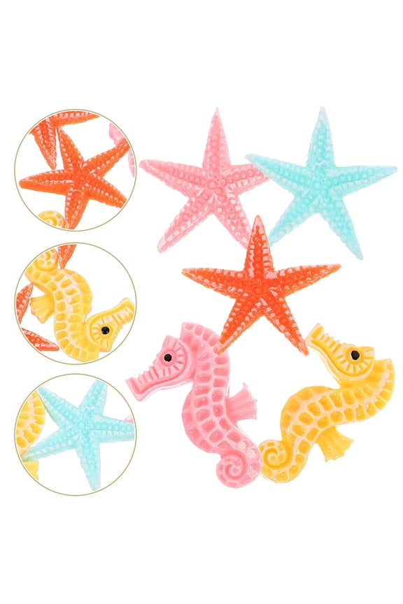 15pcs Ocean Theme Charms for Jewelry Making Crafts Random Style for Christmas Decorations