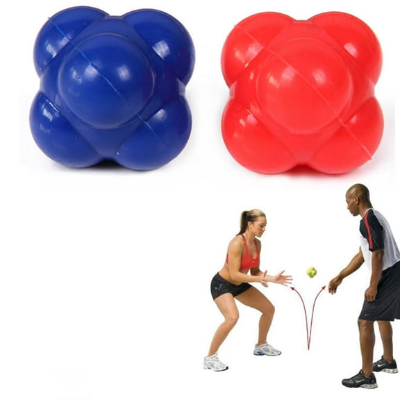 FOLOYORI 1Pack Agility Ball Silicone Hexagonal For Hand Eye Coordination Toys Sports Reaction Balls