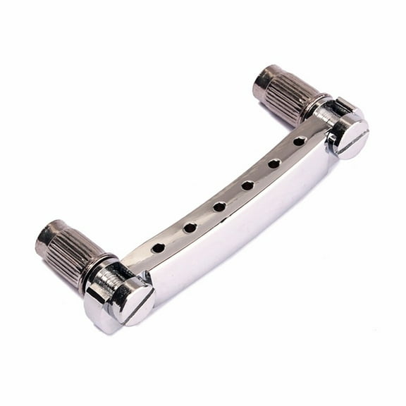 FOLOYORI 1Pack Guitar Roller Saddle Bridge Set for Electric Guitar with Good Sound Quality 3.4x0.7in