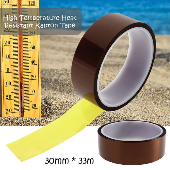 FOLOYORI 1Pack Heat Resistant Soldering Tape Polyimide Film for PCB Components Transformers Motors Coil Capacitors