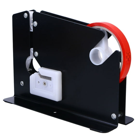 FOLOYORI 1Pack Metal Bag Neck Sealer Tape Dispenser for Retailers with Sealing Function