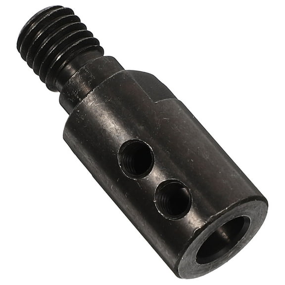 FOLOYORI 1Pack Motor Shaft Adapter 1.60X1.60X4.20cm Black Steel Coupler for Hobbyists