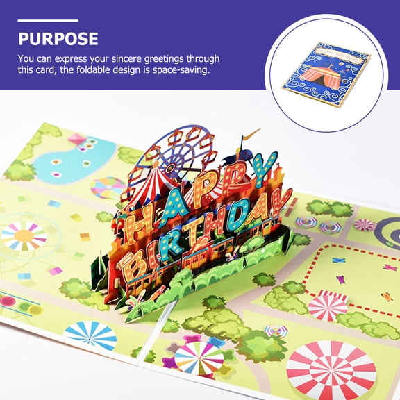FOLOYORI Multi-Colored Paper Blessing Greeting Cards Set - Special Quality Paper, Perfect for All Occasions, 1 Set