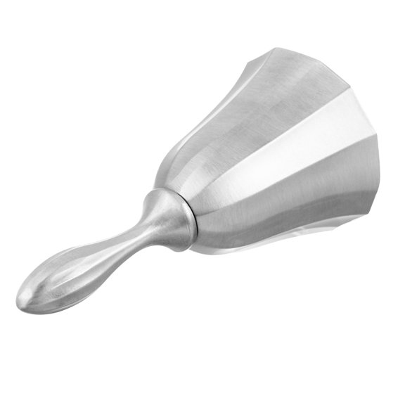 FOLOYORI 1Pack Restaurant Reception Bell for Signaling Dinner Ready Silver Zinc Alloy Material