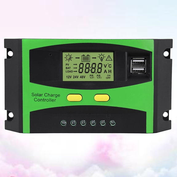 FOLOYORI 1Pack Solar Power Controller Including Short Circuit Protection And Reverse Polarity Protection 6.7x3.5x1.7in