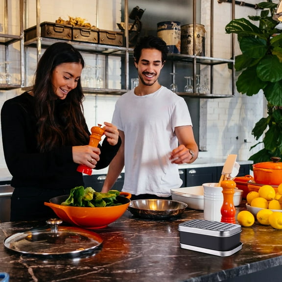 FOLOYORI 1Pack Stainless Steel Cheese and Vegetable Grater Storage Container Design for Home Cooks