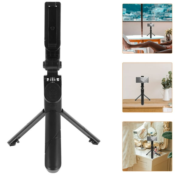 FOLOYORI 1Pack Tripod for Phone with 14.2 to 20cm Adjustable Height in Black for Mobile Photography