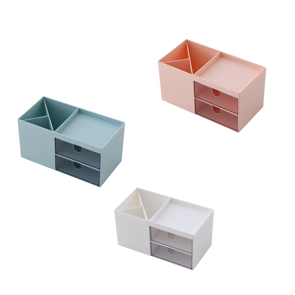 FOLOYORI 1Pack Type Desktop Storage Box White Abs Material Rectangular ...
