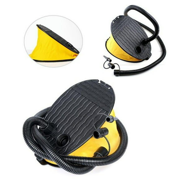 FOLOYORI 1Pcs Bellow Foot Pump Inflator Manual Inflate Deflate for Camping Boating Kayaking