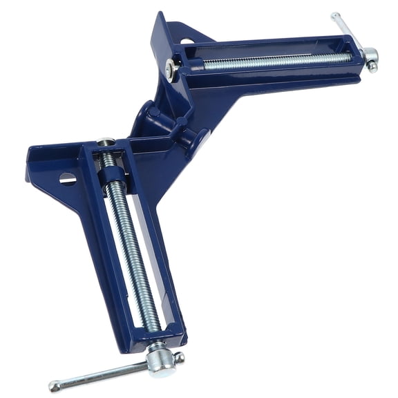 FOLOYORI 1Pcs Blue Aluminum Alloy Right Angle Clamp for Movable Corner Clamps 8.3x4.3in