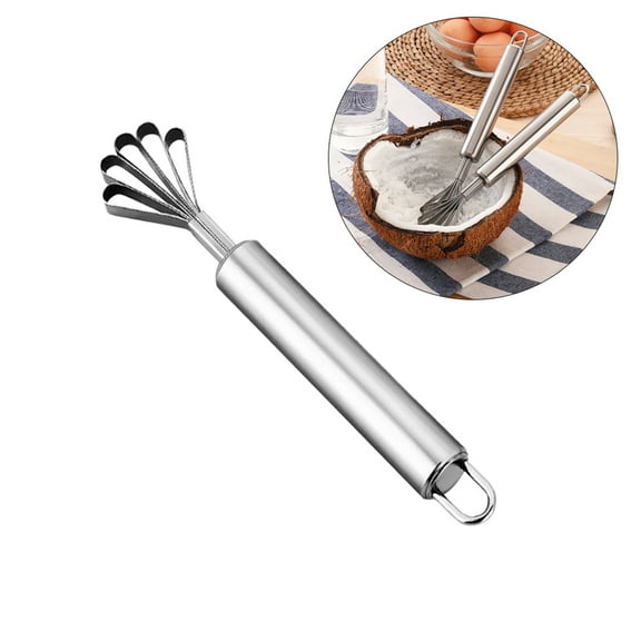 FOLOYORI Stainless Steel Fish Scale Scraper and Coconut Shaver with Smooth Grinding