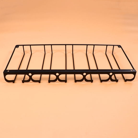 FOLOYORI Hanging Glass Holder Goblet Display Frame Iron Wire Rack for Home Kitchen Bar Wine Glasses 1 Set