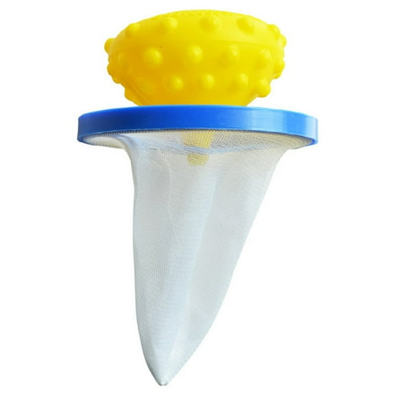 FOLOYORI 1Pcs Laundry Ball Mesh Bag Nylon Polyester Lint Catcher for Washing Machine 12x7.5in
