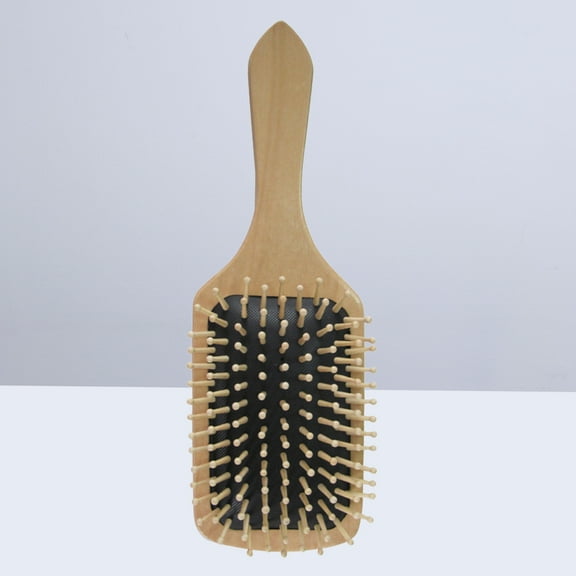 FOLOYORI 1Pcs Massage Comb Bamboo Hair Brush for Hair Grooming and Scalp Treatment