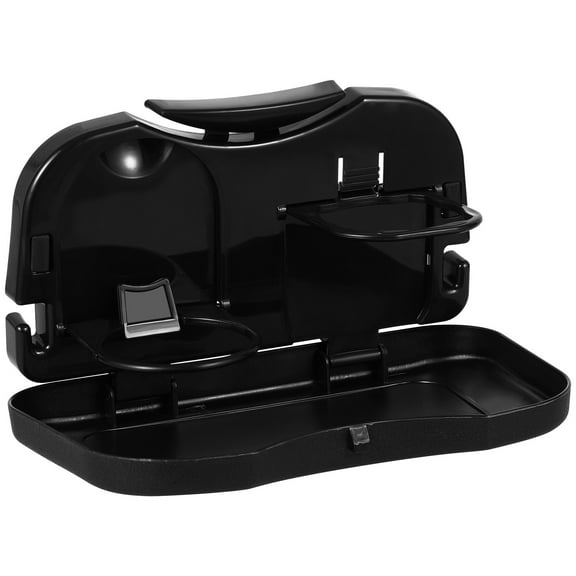 FOLOYORI 1Pcs Multi-function Foldable Food Tray for Car Back Seat with Cup Holders eating car table